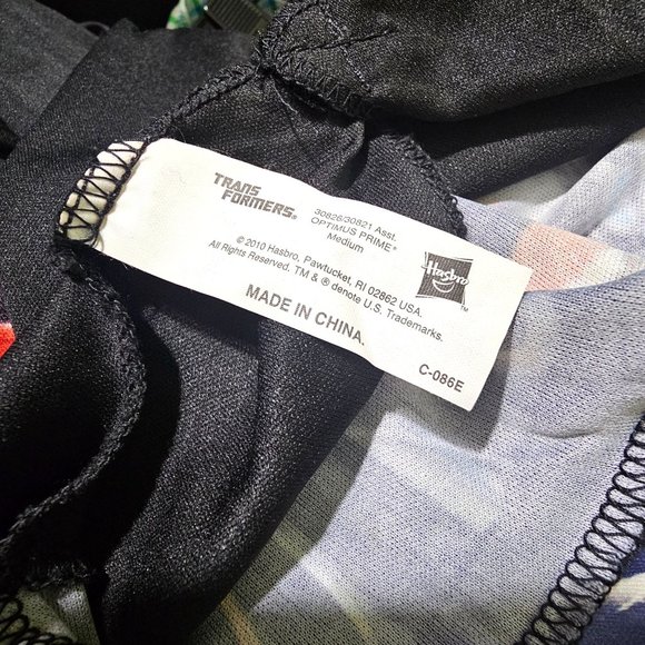 Vintage Hasbro Transformers Dark of the Moon Autobot Optimus Prime Costume MED - Picture 8 of 9